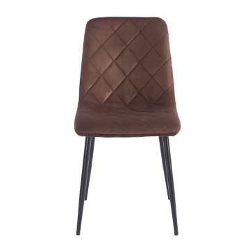 PRZEDSPRZEDAŻ -15% do 30.06 ! Krzesło velvet - Riviera 26 mokka brąz K6-FX (B)
