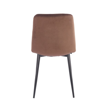 PRZEDSPRZEDAŻ -15% do 30.06 ! Krzesło velvet - Riviera 26 mokka brąz K6-FX (B)