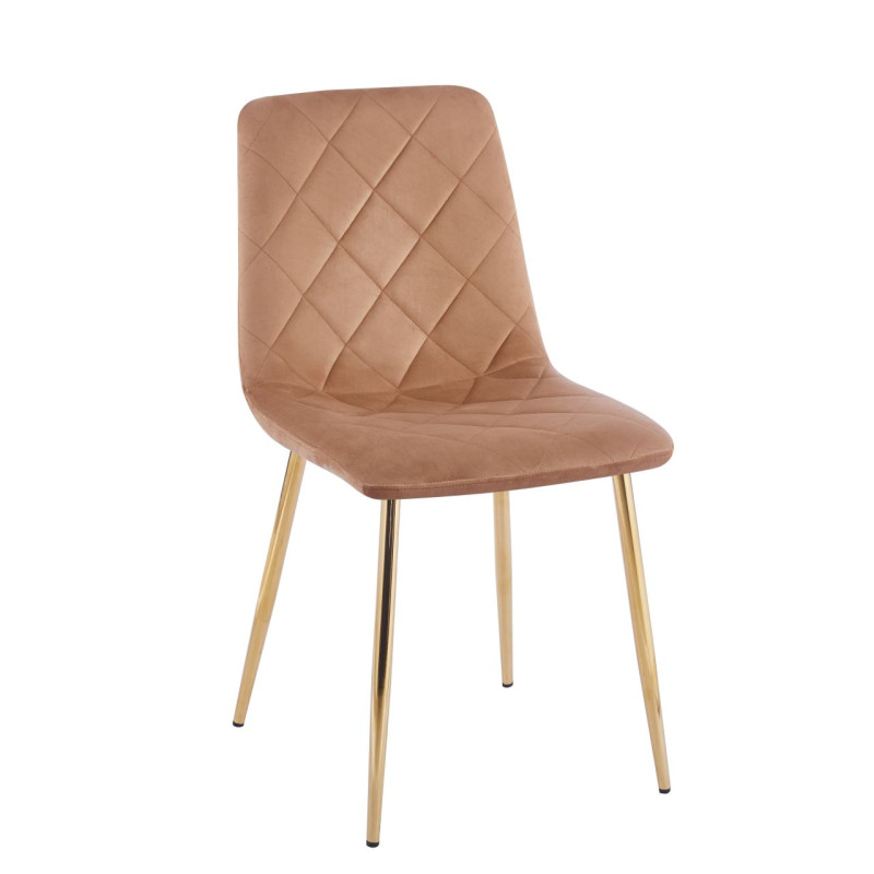 Krzesło velvet - Riviera 24 cappuccino K6-FX (G)