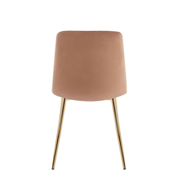 Krzesło velvet - Riviera 24 cappuccino K6-FX (G)