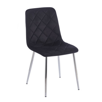 Krzesło velvet - Riviera 100 czarne K6-FX (S)