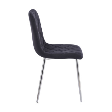 Krzesło velvet - Riviera 100 czarne K6-FX (S)