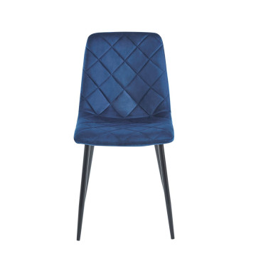 Krzesło velvet (niebieskie) K6-FX