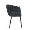 Krzesło velvet (czarne) K7-FX