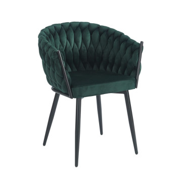 Krzesło velvet - Riviera 38 zielone K7-FX (B)