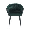 Krzesło velvet - Riviera 38 zielone K7-FX (B)
