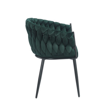 Krzesło velvet - Riviera 38 zielone K7-FX (B)