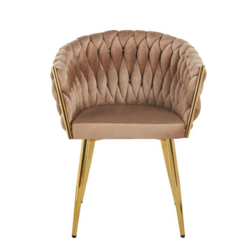 Krzesło velvet - Riviera 24 cappuccino K7-FX (G)