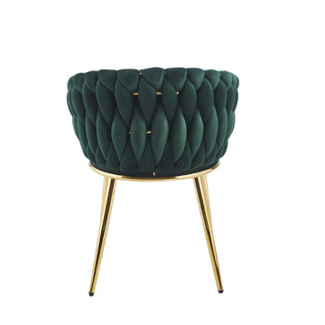 Krzesło velvet - Riviera 38 zielone K7-FX (G)
