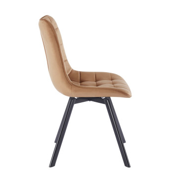 Krzesło velvet - Riviera 24 cappuccino KO265-FX