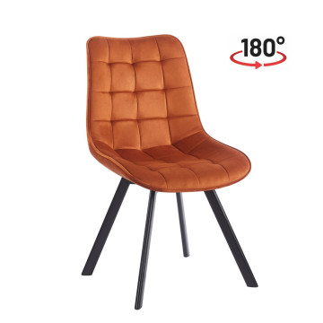 Krzesło velvet - Riviera 56 cynamonowe KO265-FX