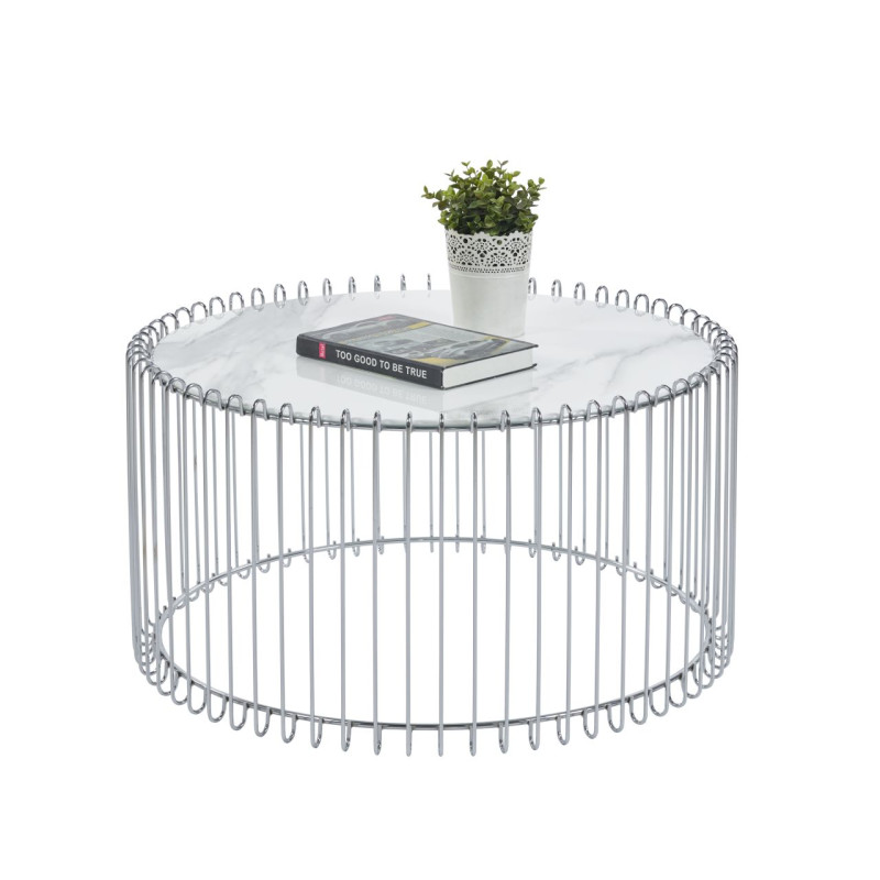 Ława (biały marmur) 80 L13-FX (Ch)