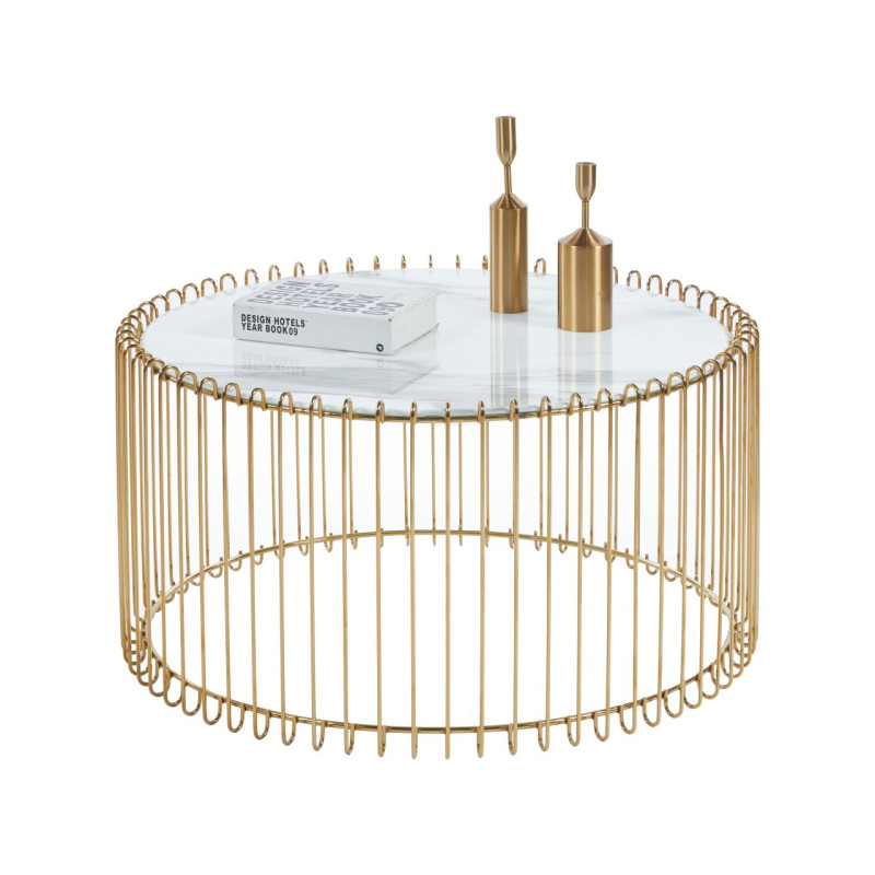 Ława (biały marmur) 80 L13-FX (G)