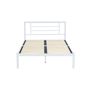 Łóżko metalowe 120x200 (białe) LM2-FX
