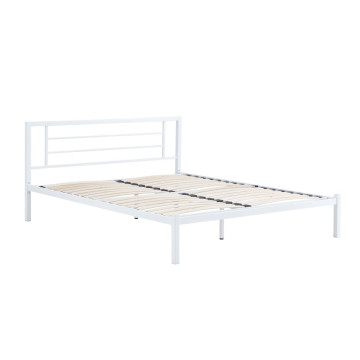 Łóżko metalowe 160x200 (białe) LM2-FX