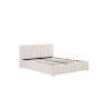 Łóżko tapicerowane 160x200 velvet beżowe Riviera 06 LT1-FX