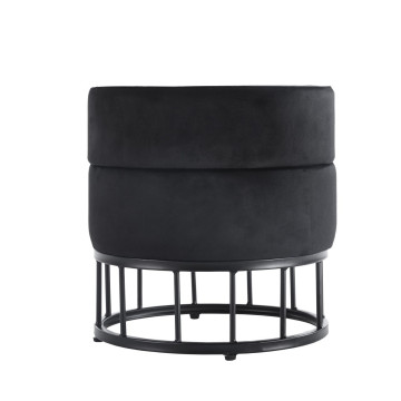 Puf velvet - Riviera 100 czarny P3-FX (B)