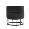 Puf velvet - Riviera 100 czarny P3-FX (B)