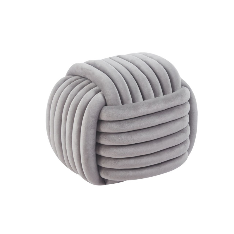 Puf velvet - Riviera 91 szary P5-FX