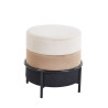 Puf velvet (beż/cappuccino/czarny) P8-FX (B)