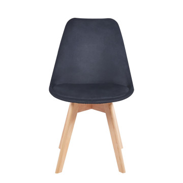 Krzesło velvet (czarne) PC-010-V