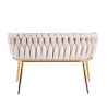 Sofa velvet - Riviera 06 beżowa SF2-FX (G)