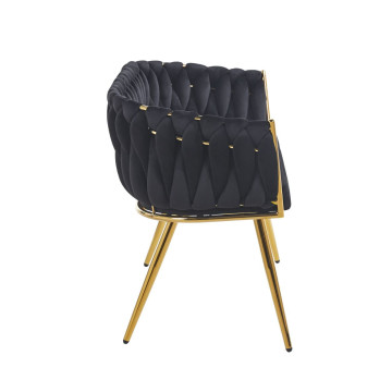Sofa velvet - Riviera 100 czarna SF2-FX (G)