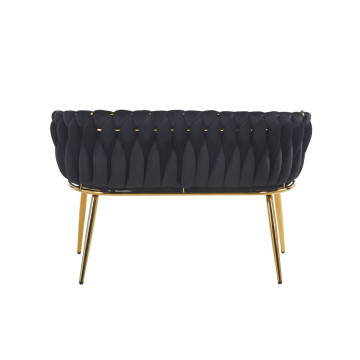 Sofa velvet - Riviera 100 czarna SF2-FX (G)
