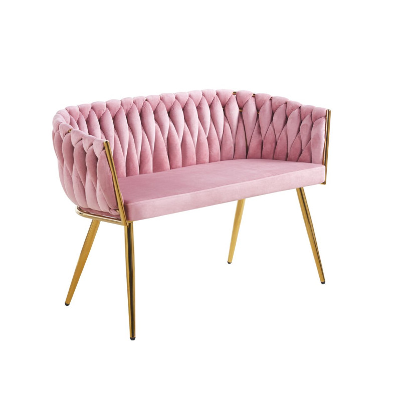 Sofa velvet (różowa) SF2-FX (G)