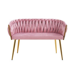Sofa velvet (różowa) SF2-FX (G)