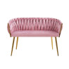 Sofa velvet (różowa) SF2-FX (G)