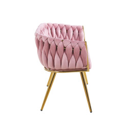 Sofa velvet (różowa) SF2-FX (G)