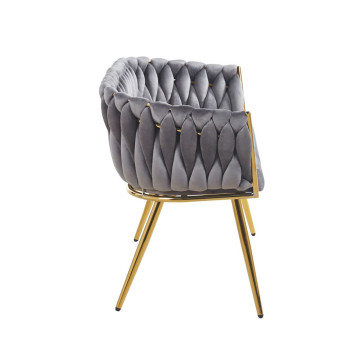 Sofa velvet - Riviera 91 szara SF2-FX (G)