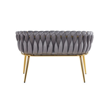 Sofa velvet - Riviera 91 szara SF2-FX (G)