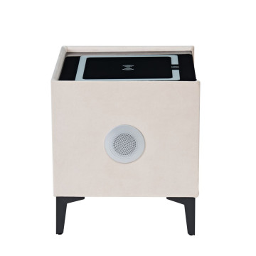 Szafka nocna SMART - velvet beżowa Riviera 06 SN11-FX