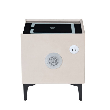 Szafka nocna SMART - velvet beżowa Riviera 06 SN11-FX