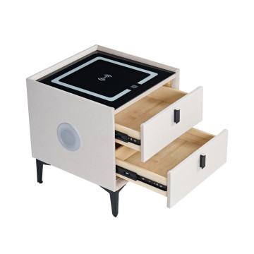 Szafka nocna SMART - velvet beżowa Riviera 06 SN11-FX