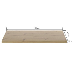 Blat dąb artisan ST/L (B)-FX Blat 67x101