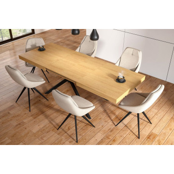 Stół rozkładany (dąb naturalny) 160(240)x90 ST32-FX