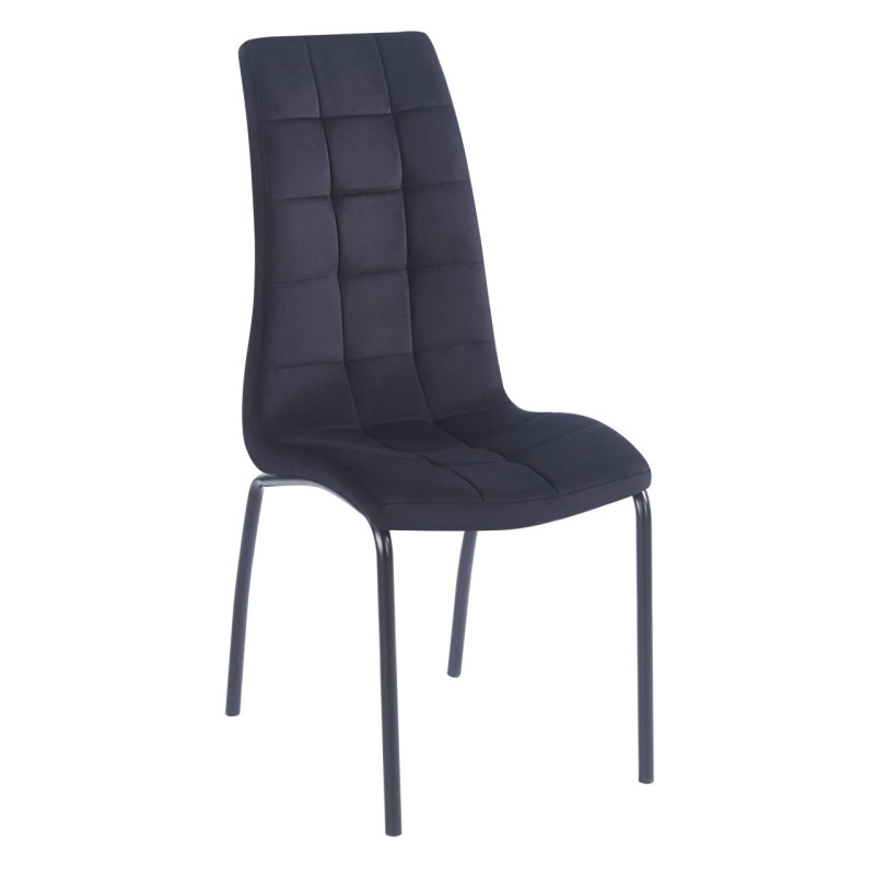 Krzesło velvet - Riviera 100 czarne DC2-092V (B)
