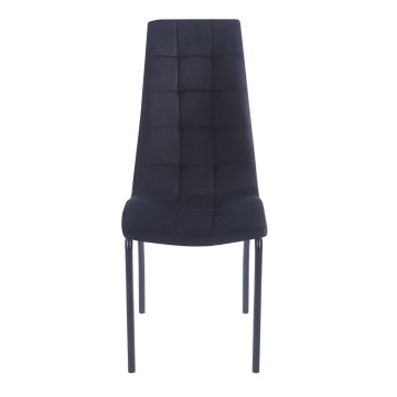 Krzesło velvet - Riviera 100 czarne DC2-092V (B)