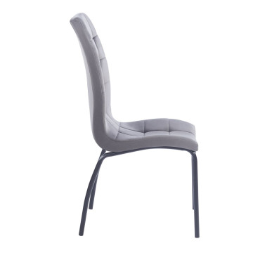 Krzesło velvet - Riviera 91 szare DC2-092V