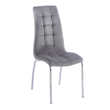 Krzesło velvet - Riviera 91 szare DC2-092V