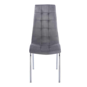 Krzesło velvet - Riviera 91 szare DC2-092V