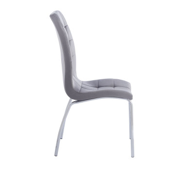 Krzesło velvet - Riviera 91 szare DC2-092V